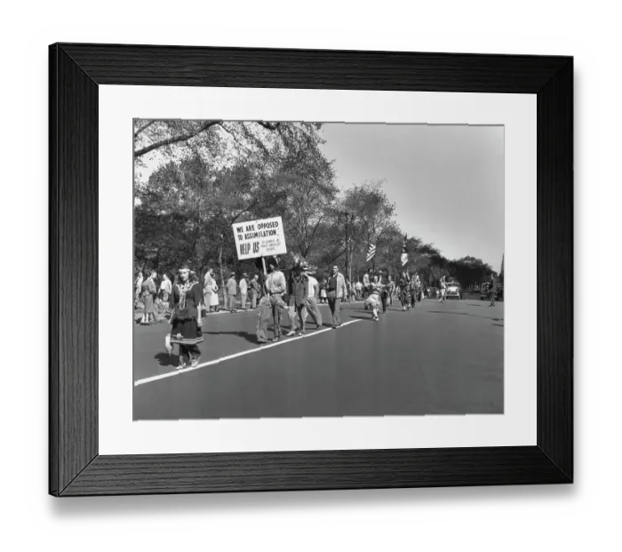 Framed Print : We Are Opposed To Assimilation! Framed Print : We Are Opposed To Assimilation!
