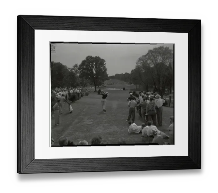 Framed Print : Sam Snead Teeing Off at Celebrities Tournament Framed Print : Sam Snead Teeing Off at Celebrities Tournament