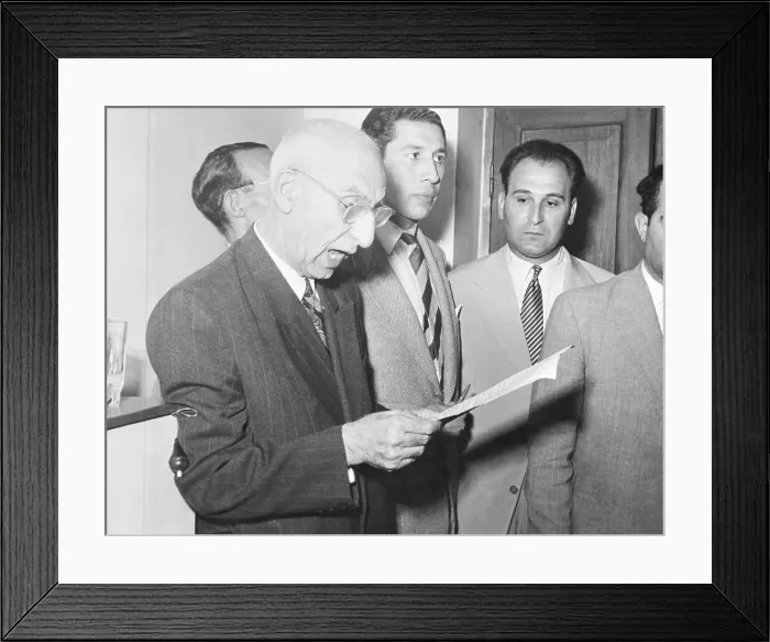 Framed Print : Premier Mohammed Mossadegh Of Iran