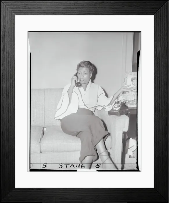 Framed Print : Portrait of Pearl Bailey Framed Print : Portrait of Pearl Bailey