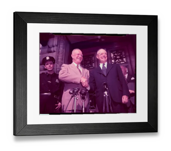 Framed Print : President Eisenhower and Robert A. Taft Shaking Hands Framed Print : President Eisenhower and Robert A. Taft Shaking Hands