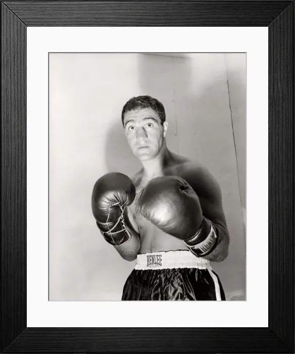 Framed Print : Rocky Marcino Studio Fighting Pose Framed Print : Rocky Marcino Studio Fighting Pose
