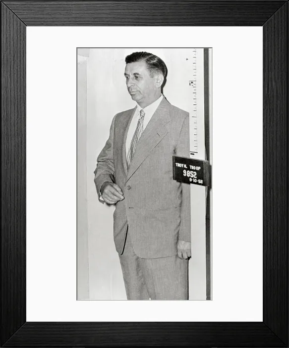 Framed Print : Meyer Lansky Standing Framed Print : Meyer Lansky Standing