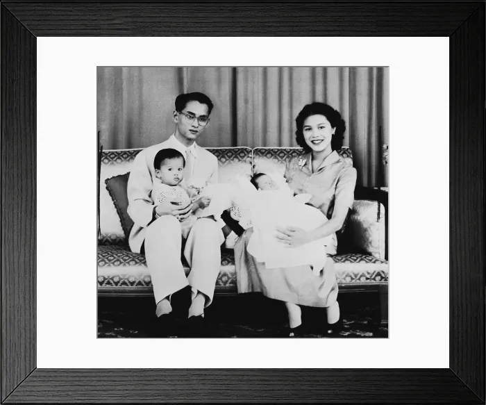 Framed Print : Thai Royal Family Framed Print : Thai Royal Family