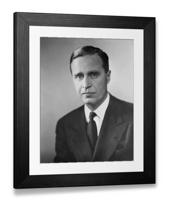 Framed Print : Portrait of Prescott Bush Framed Print : Portrait of Prescott Bush