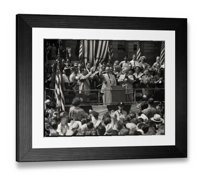 Framed Print : Adlai Stevenson and Labor Leaders at Speech Framed Print : Adlai Stevenson and Labor Leaders at Speech