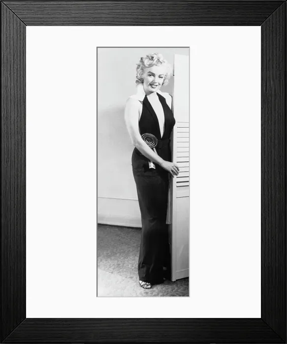 Framed Print : Marilyn Monroe Wearing Miss America Pageant Parade Badge Framed Print : Marilyn Monroe Wearing Miss America Pageant Parade Badge