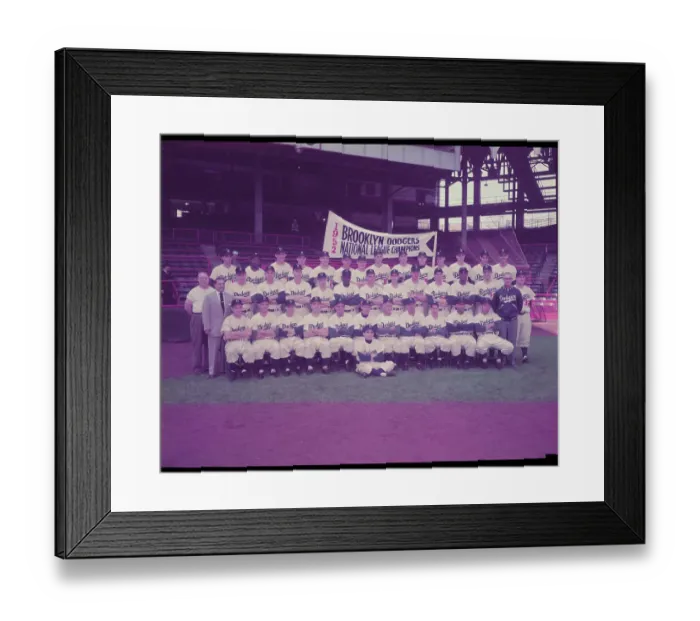 Framed Print : Group Portrait of Brooklyn Dodgers Framed Print : Group Portrait of Brooklyn Dodgers