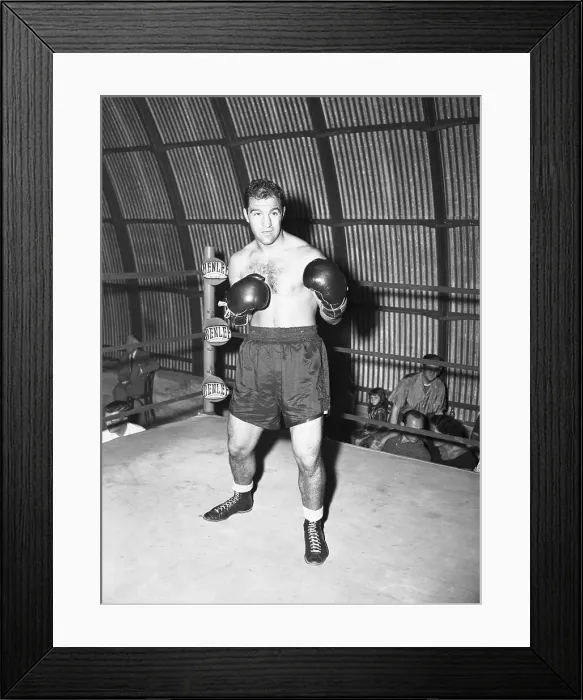 Framed Print : Rocky Marciano In Ring, Full Length Photo Framed Print : Rocky Marciano In Ring, Full Length Photo