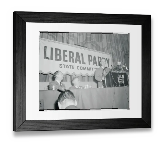 Framed Print : Governor Adlai Stevenson Speaking at Podium Framed Print : Governor Adlai Stevenson Speaking at Podium