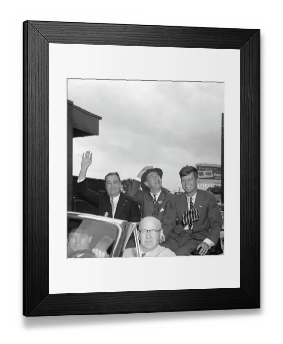Framed Print : Adlai Stevenson and Paul Denver with John Kennedy Framed Print : Adlai Stevenson and Paul Denver with John Kennedy
