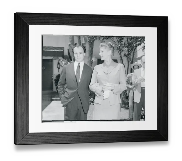 Framed Print : Rita Hayworth and Ali Khan Posing Framed Print : Rita Hayworth and Ali Khan Posing