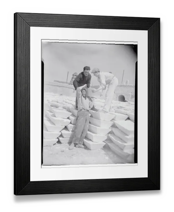 Framed Print : View of a Sulfur Mine Framed Print : View of a Sulfur Mine