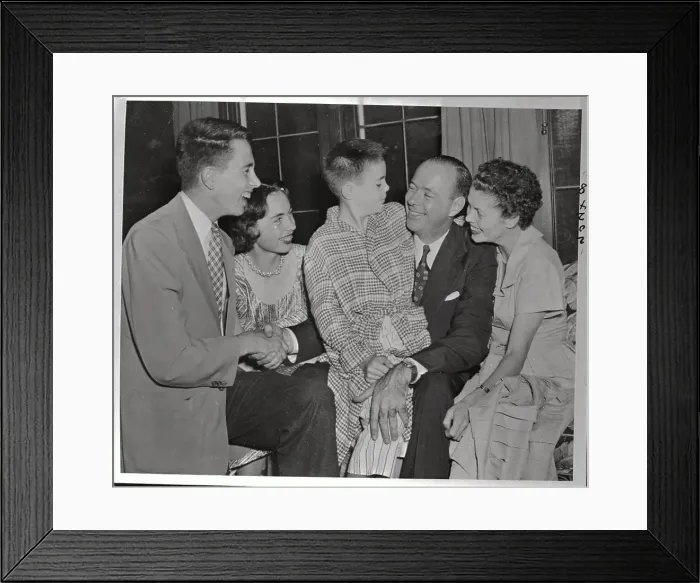 Framed Print : Fred M. Alger and Family Framed Print : Fred M. Alger and Family