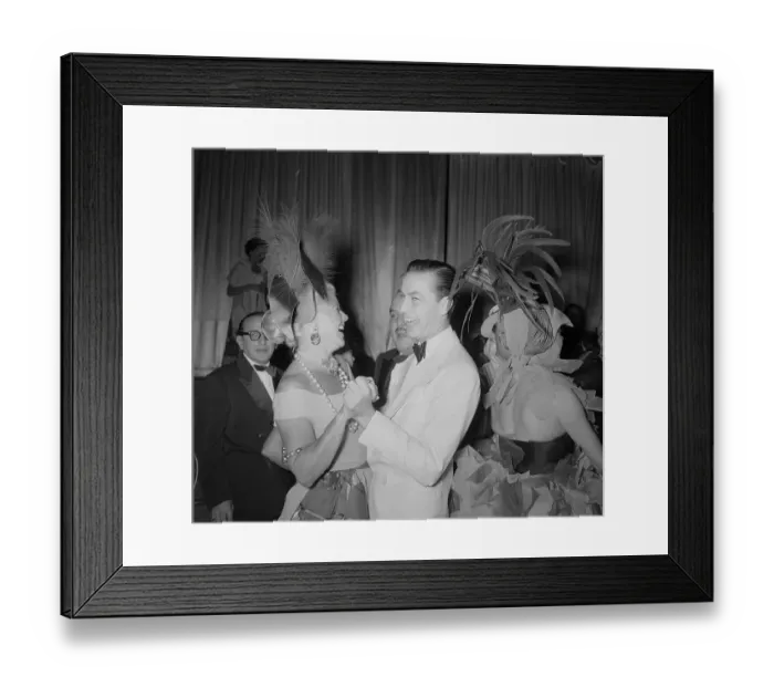 Framed Print : Ginger Rogers Dancing with Tony Pawson Framed Print : Ginger Rogers Dancing with Tony Pawson