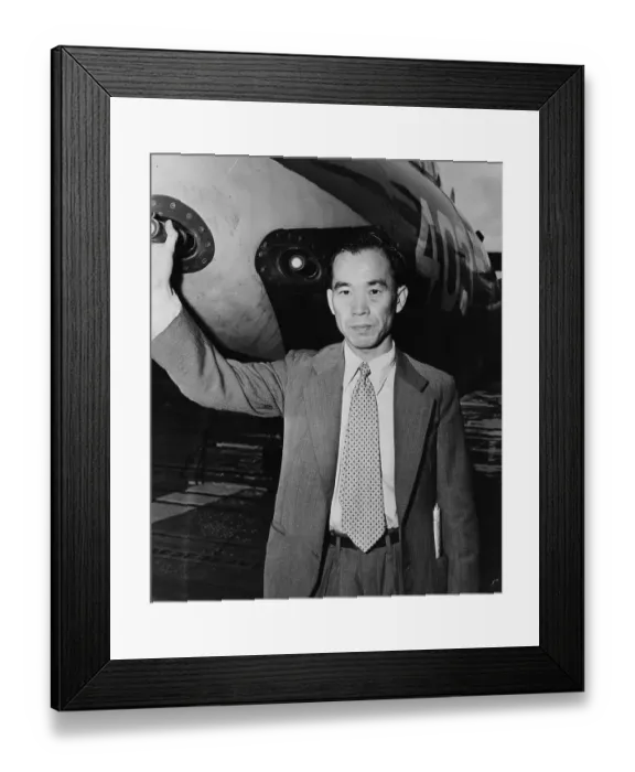 Framed Print : Saburo Sakai Handling Plane Part Framed Print : Saburo Sakai Handling Plane Part