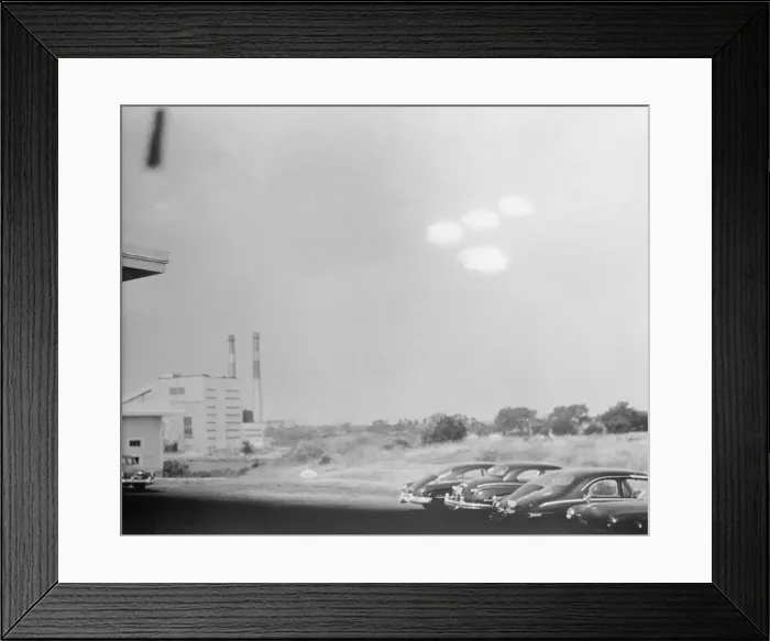 Framed Print : View of Remote Aircraft Site Framed Print : View of Remote Aircraft Site