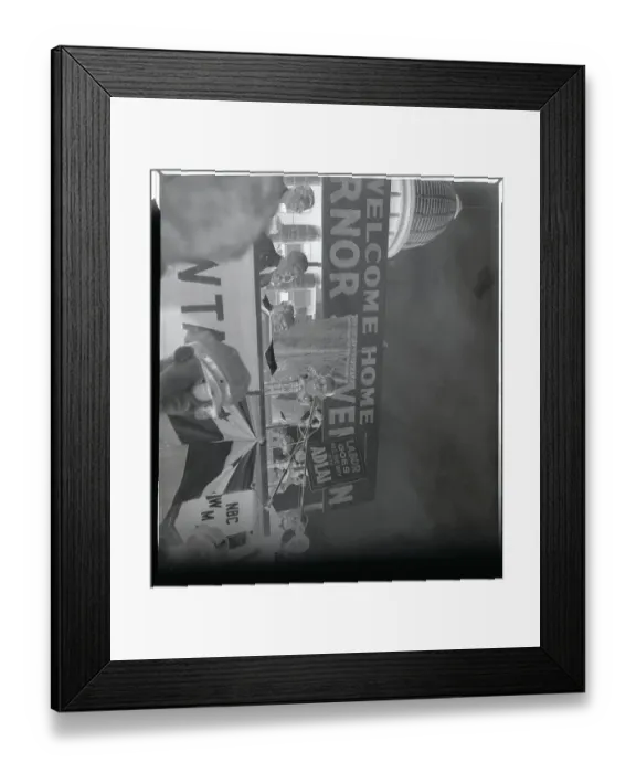 Framed Print : Adlai Stevenson at Welcoming Ceremony Framed Print : Adlai Stevenson at Welcoming Ceremony