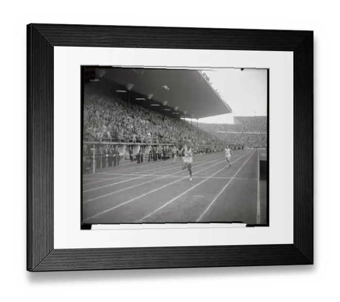 Framed Print : Olympic Winner of 400 Meter Andy Stanfield Framed Print : Olympic Winner of 400 Meter Andy Stanfield