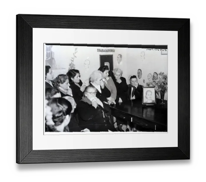 Framed Print : Women Mourning over Eva Peron Framed Print : Women Mourning over Eva Peron