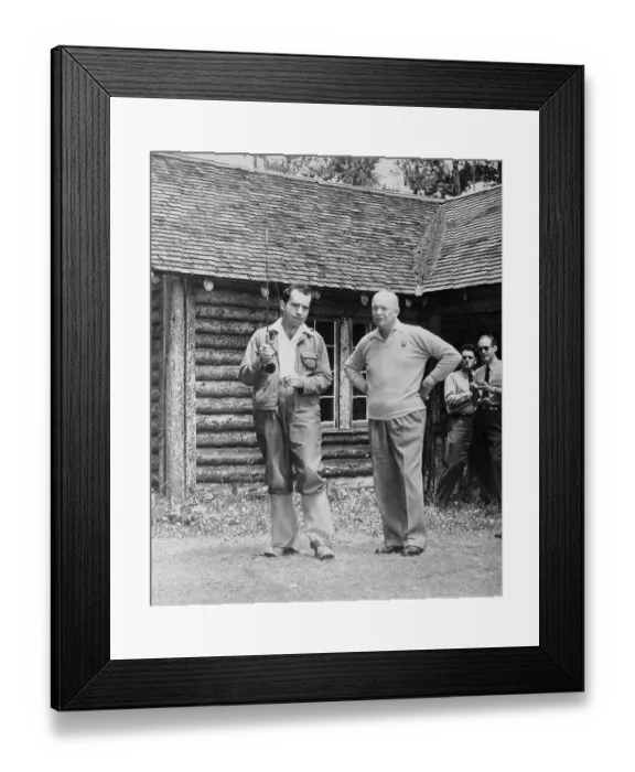 Framed Print : Dwight D. Eisenhower and Richard Nixon Framed Print : Dwight D. Eisenhower and Richard Nixon