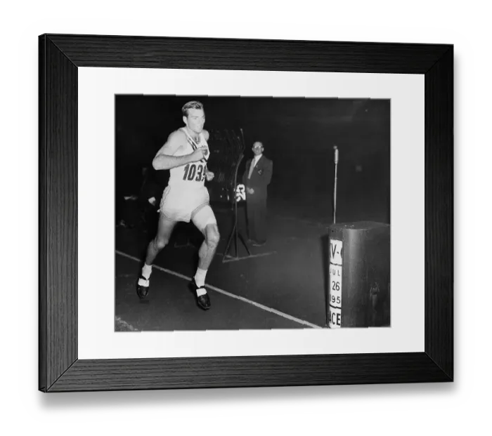 Framed Print : Bob Mathias Winning Olympic Decathlon Framed Print : Bob Mathias Winning Olympic Decathlon