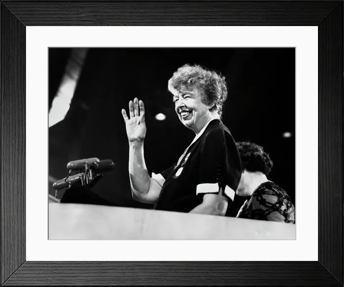 Framed Print : Eleanor Roosevelt At Democratic National Convention Framed Print : Eleanor Roosevelt At Democratic National Convention