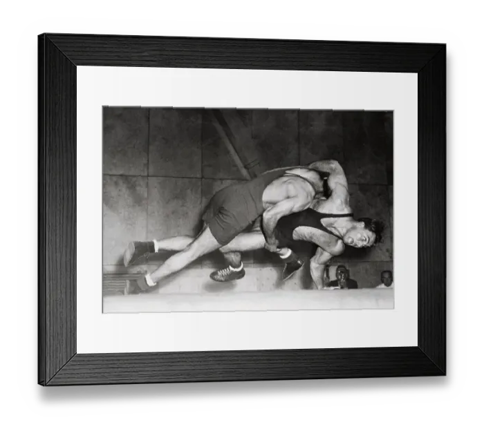 Framed Print : Freestyle Olympic Wrestlers Framed Print : Freestyle Olympic Wrestlers