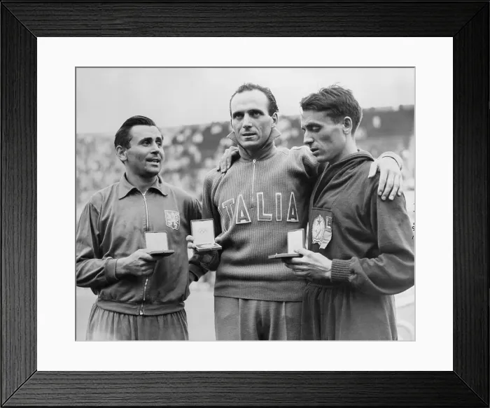 Framed Print : Olympic Winners of 50Km Walk Framed Print : Olympic Winners of 50Km Walk