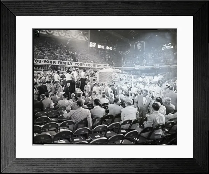 Framed Print : Chairman @Convention General View Framed Print : Chairman @Convention General View