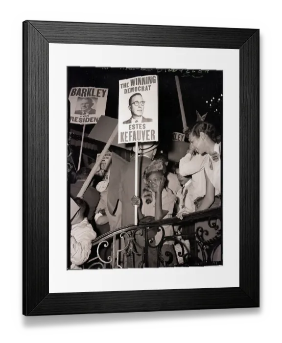 Framed Print : Kevauver Demonstrator Head in Hand Framed Print : Kevauver Demonstrator Head in Hand