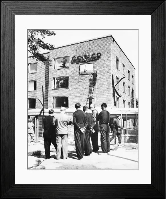 Framed Print : Soviet Athletes at Separate Quarters Framed Print : Soviet Athletes at Separate Quarters