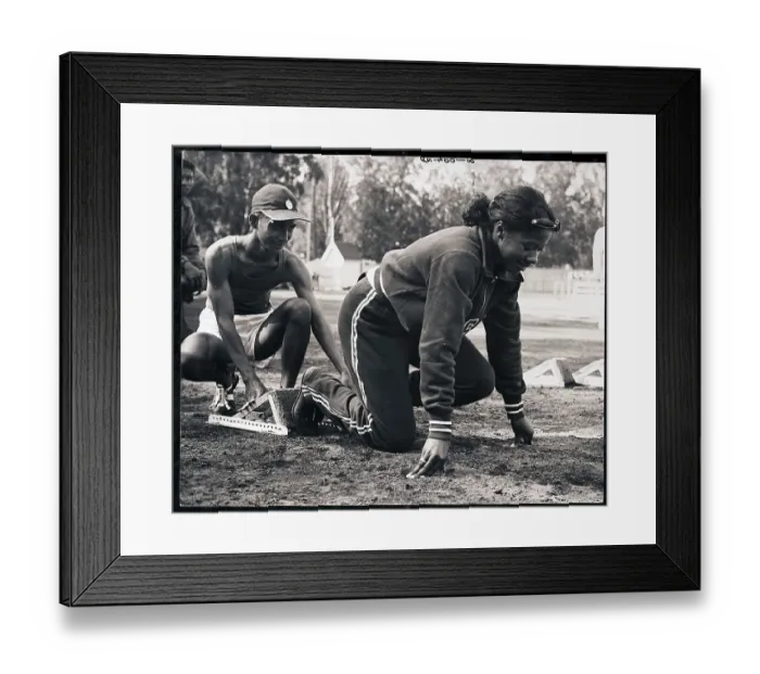Framed Print : Mabel Laundry Practicing at the Olympics Framed Print : Mabel Laundry Practicing at the Olympics