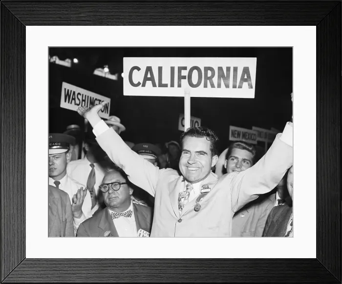 Framed Print : Nixon at 1952 Republican Convention Framed Print : Nixon at 1952 Republican Convention