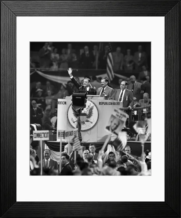 Framed Print : Joseph Mccarthy Waves From Podium Framed Print : Joseph Mccarthy Waves From Podium