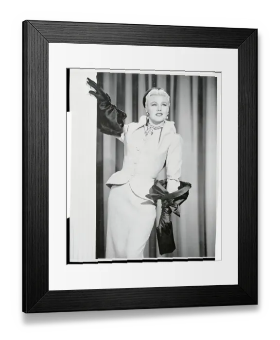 Framed Print : Portrait of Ginger Rogers Framed Print : Portrait of Ginger Rogers