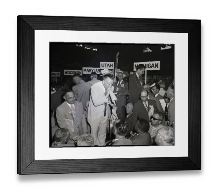 Framed Print : Delegate Calls Thru Rolled Up Paper Framed Print : Delegate Calls Thru Rolled Up Paper