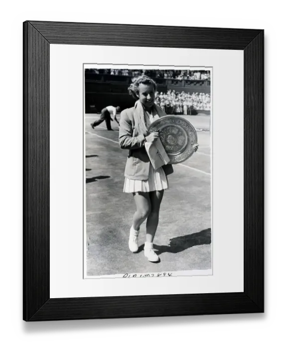 Framed Print : Little Mo Wins Wimbledon Framed Print : Little Mo Wins Wimbledon
