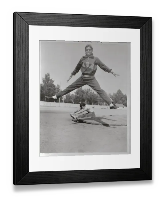 Framed Print : Female Olympic Stars Working out for The Olympics Framed Print : Female Olympic Stars Working out for The Olympics
