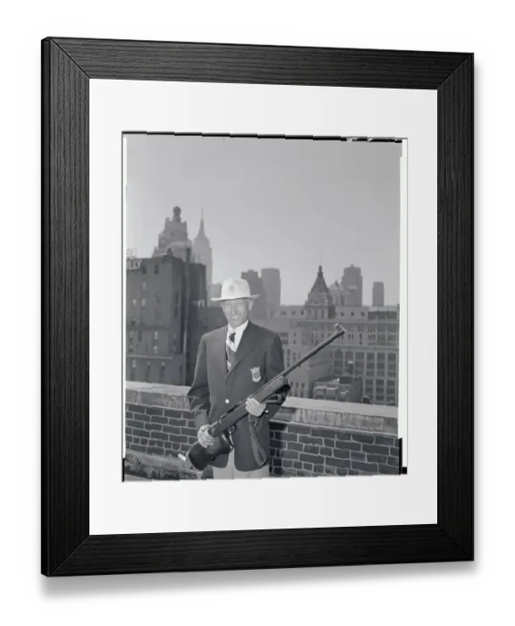 Framed Print : Olympic Shooting Team Member Holding Rifle Framed Print : Olympic Shooting Team Member Holding Rifle