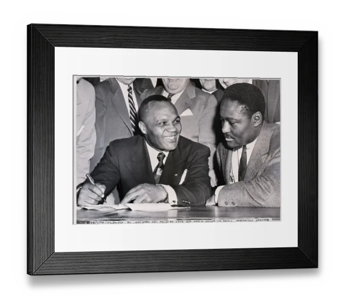 Framed Print : Jersey Joe Walcott and Ezzard Charles Framed Print : Jersey Joe Walcott and Ezzard Charles