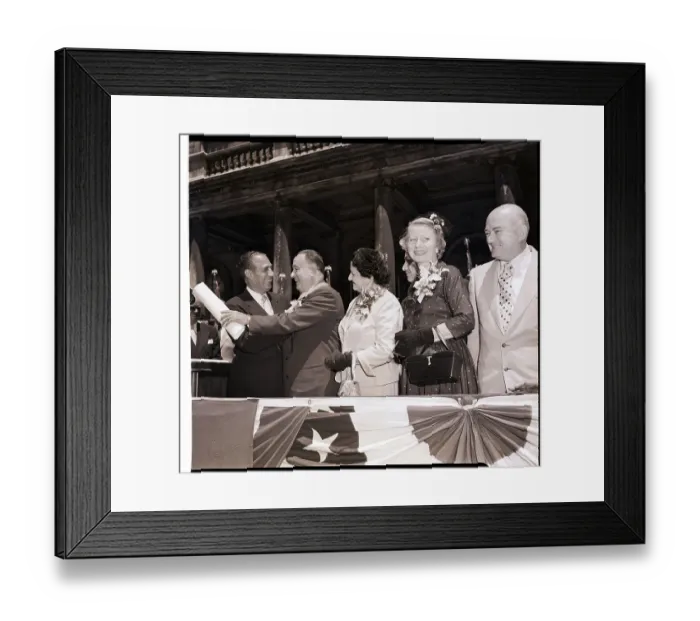 Framed Print : Vincent Impellitteri Honors Anastasio Somoza Framed Print : Vincent Impellitteri Honors Anastasio Somoza