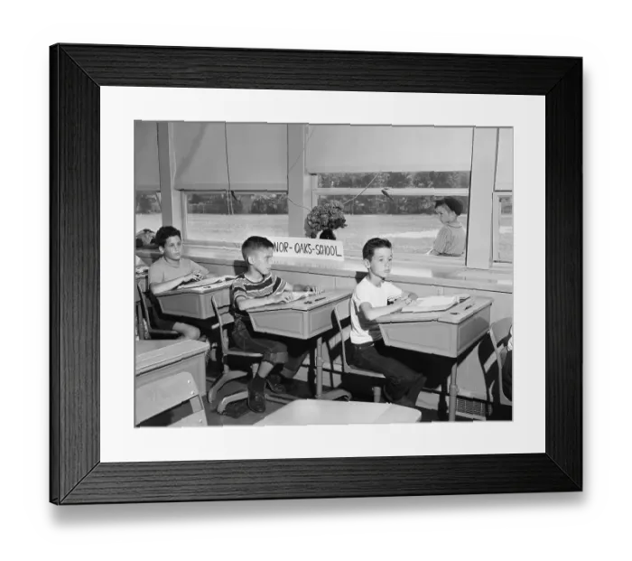 Framed Print : Baseball Boy Waits For Friends In School Framed Print : Baseball Boy Waits For Friends In School