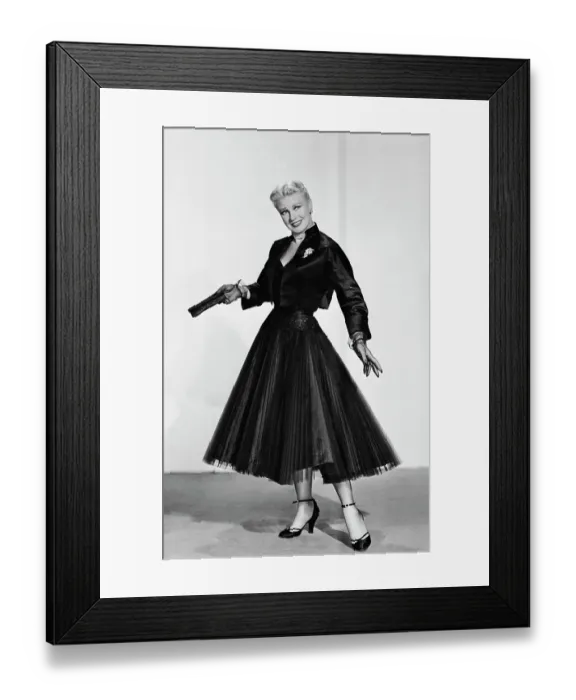 Framed Print : Ginger Rogers Modeling Gown with Short Jacket Framed Print : Ginger Rogers Modeling Gown with Short Jacket