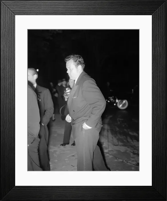 Framed Print : Portrait of Orson Welles Framed Print : Portrait of Orson Welles