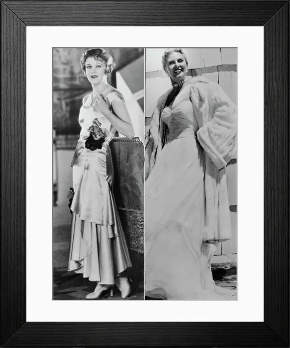 Framed Print : Two Portraits of Ginger Rogers