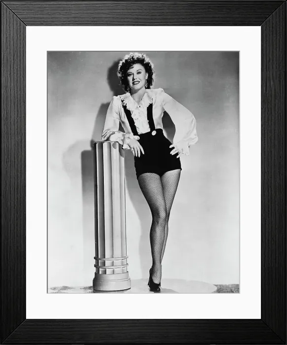 Framed Print : Ginger Rogers in Costume Framed Print : Ginger Rogers in Costume