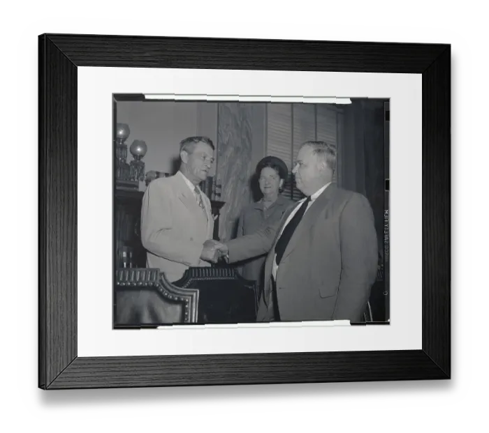 Framed Print : Whittaker Chambers Greeting Witnesses Framed Print : Whittaker Chambers Greeting Witnesses
