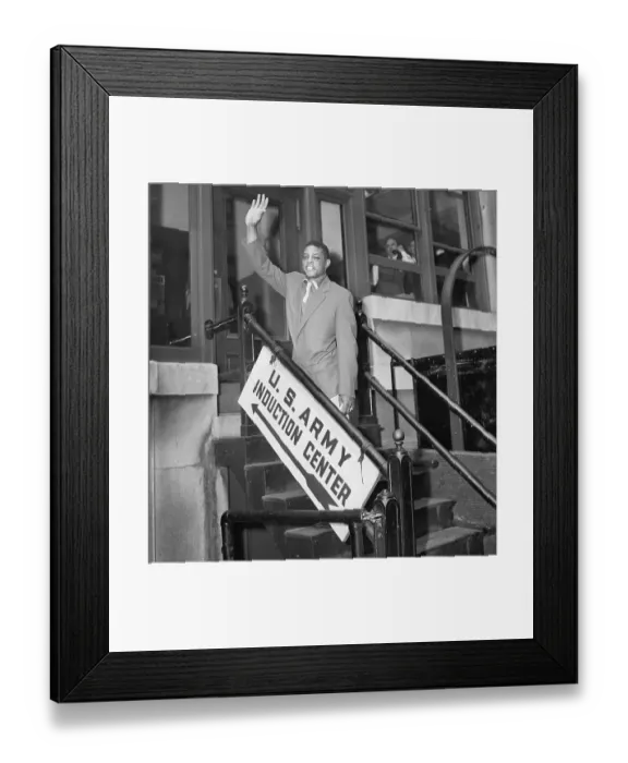 Framed Print : Willie Mays At Us Army Induction Center Framed Print : Willie Mays At Us Army Induction Center