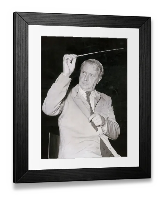 Framed Print : Conductor Charles Munch Framed Print : Conductor Charles Munch